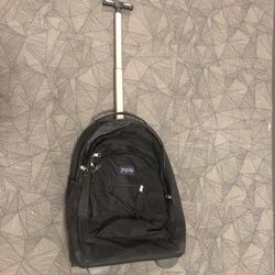 JanSport Rolling Driver backpack travel black bag  TN89TN