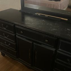 Huge real wood vanity