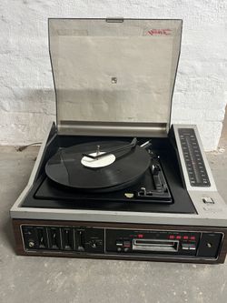 Vintage Allegro Zenith Turntable Player 8 Track HIFI Stereo
