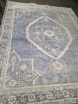 Beautiful blue area rug 9x12ft