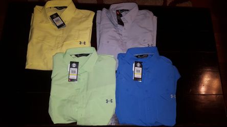NEW UNDER ARMOUR FISHING SHIRTS