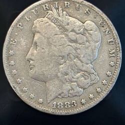 1883-CC Morgan Silver Dollar – Carson City – Original