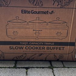 NEW - Triple Slow Cooker