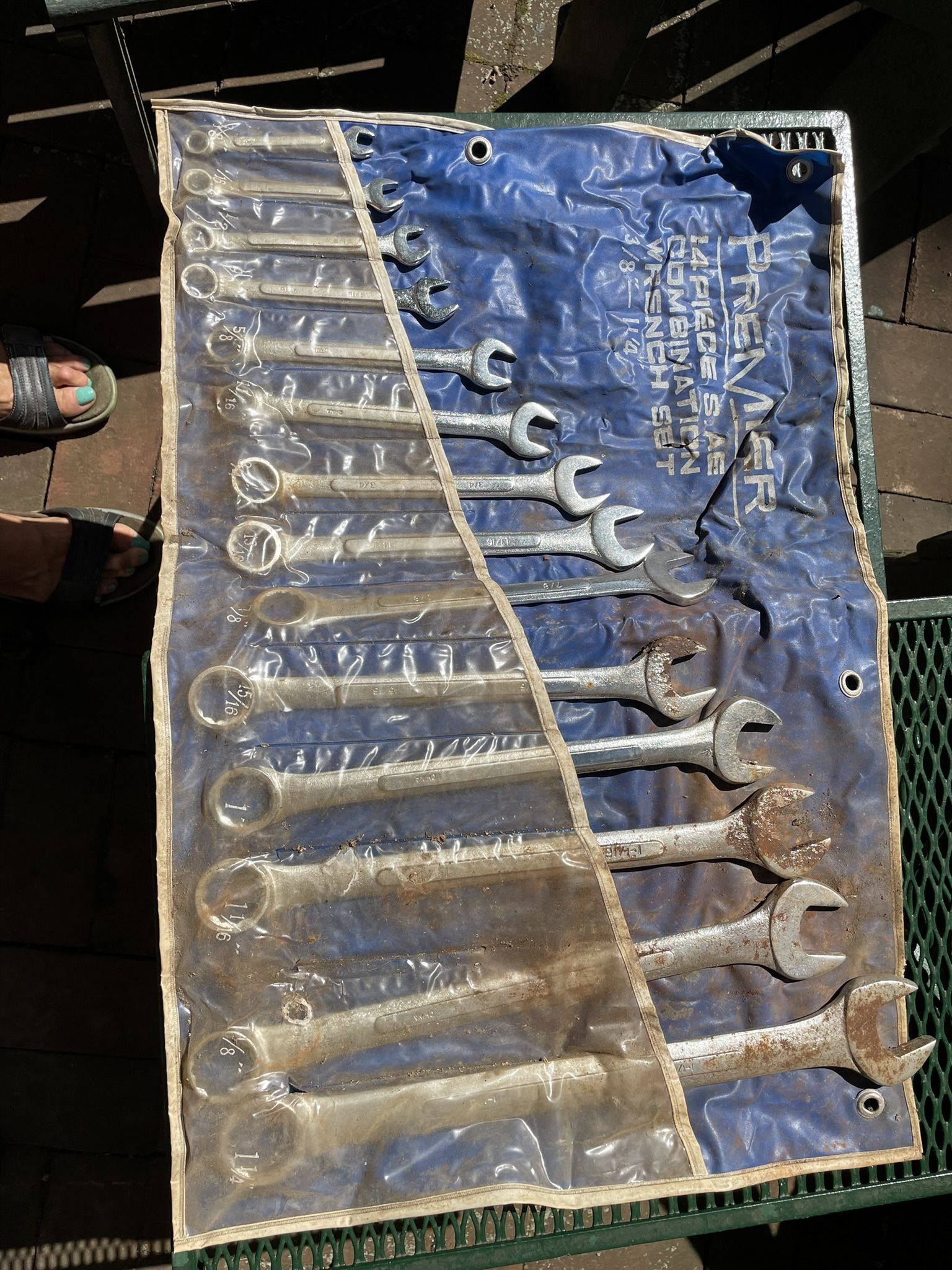 S AE Combination Wrench Set