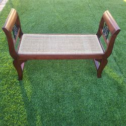 Wood bench