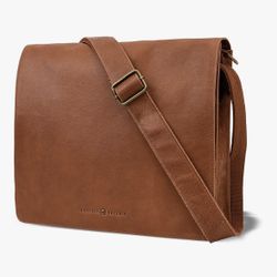Antonio Valeria Albert Premium Leather Messenger Bag for Men