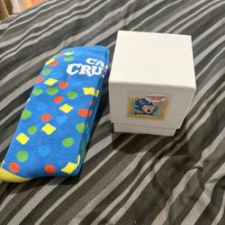 Cap'N Crunch Crunchberry Splash Candle and Socks