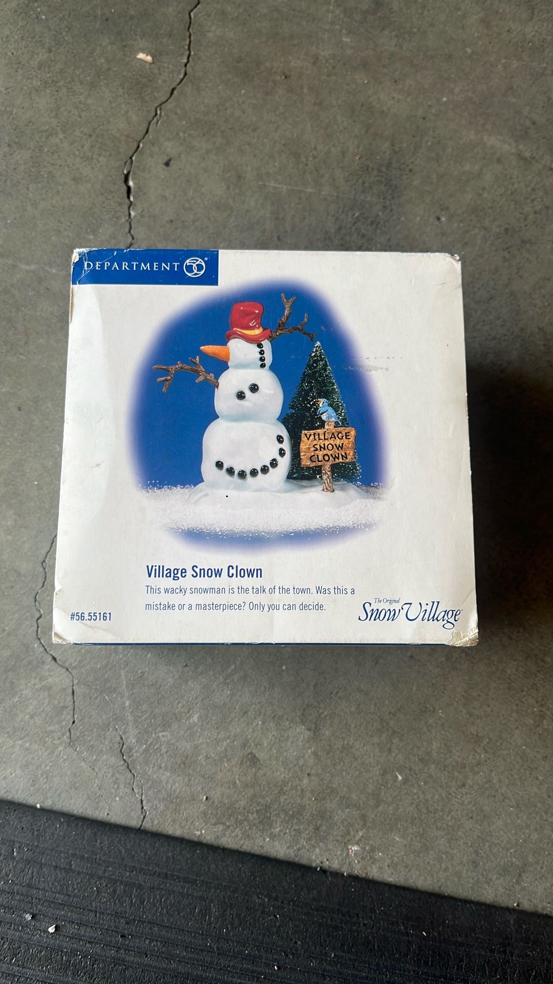 Department 56: Accessory - Village Snow Clown - Snow Village