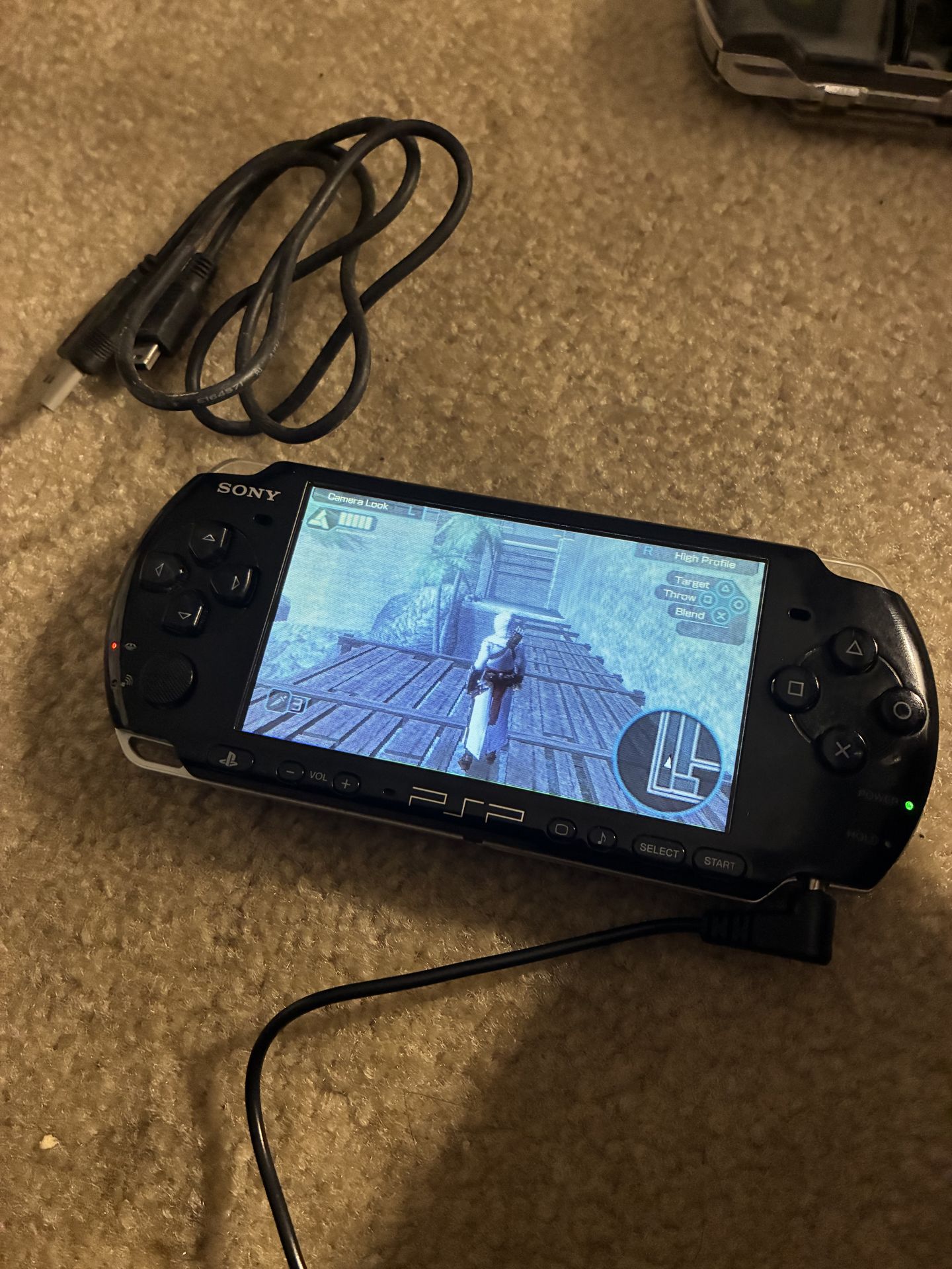 Psp 3000 with case and charger