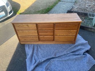 Dresser, Oak, 9 Drawers, Great Shape, Delivery