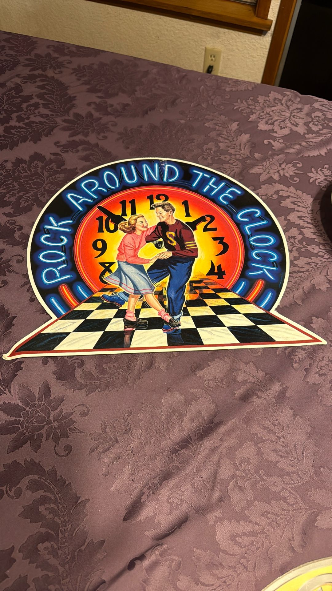 Collectible Card Board Decoration Rock Around The Clock