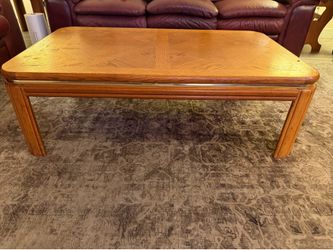 Vintage Oak Parquetry Coffee Table