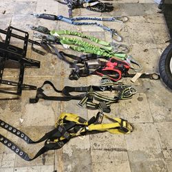 Construction Fall Protection Harnesses And Lanyards