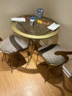 Glass Table And Chairs