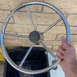 Boat steering wheel