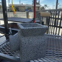 Molino de piedra negra, molino mediano para el maíz o café