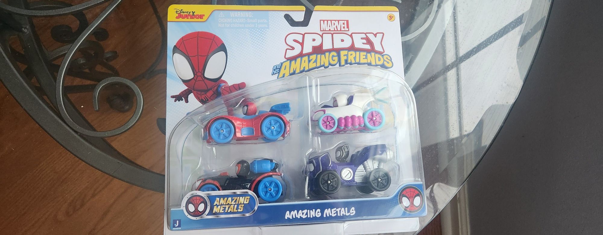 Spidey And His Amazing Friends Metal Race Cars 
