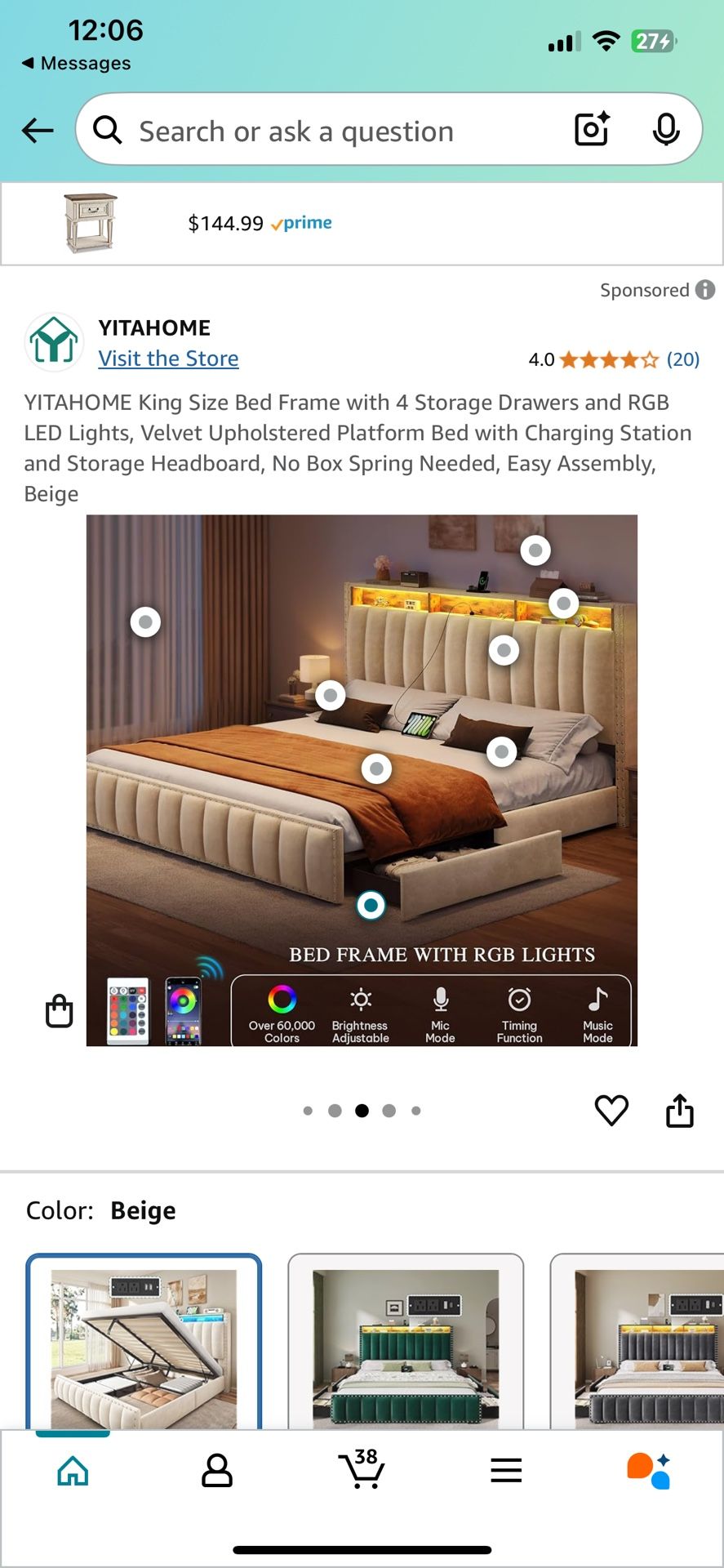 King Size Bed