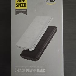 2-PACK IOS ANDROID POWER BANK
