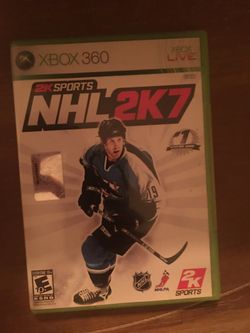 Xbox 360 nhl 2k7