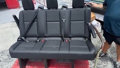 New Mercedes Benz sprinter three seat bench
