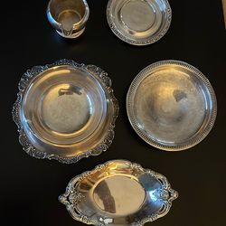 Silver Dish/Tray/Bowl/Creamer
