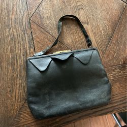 Vintage Moroccan Leather Purse 