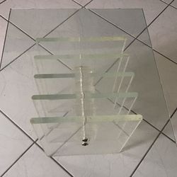 Lucite Vintage End Table 17”x27” Excellent Condition