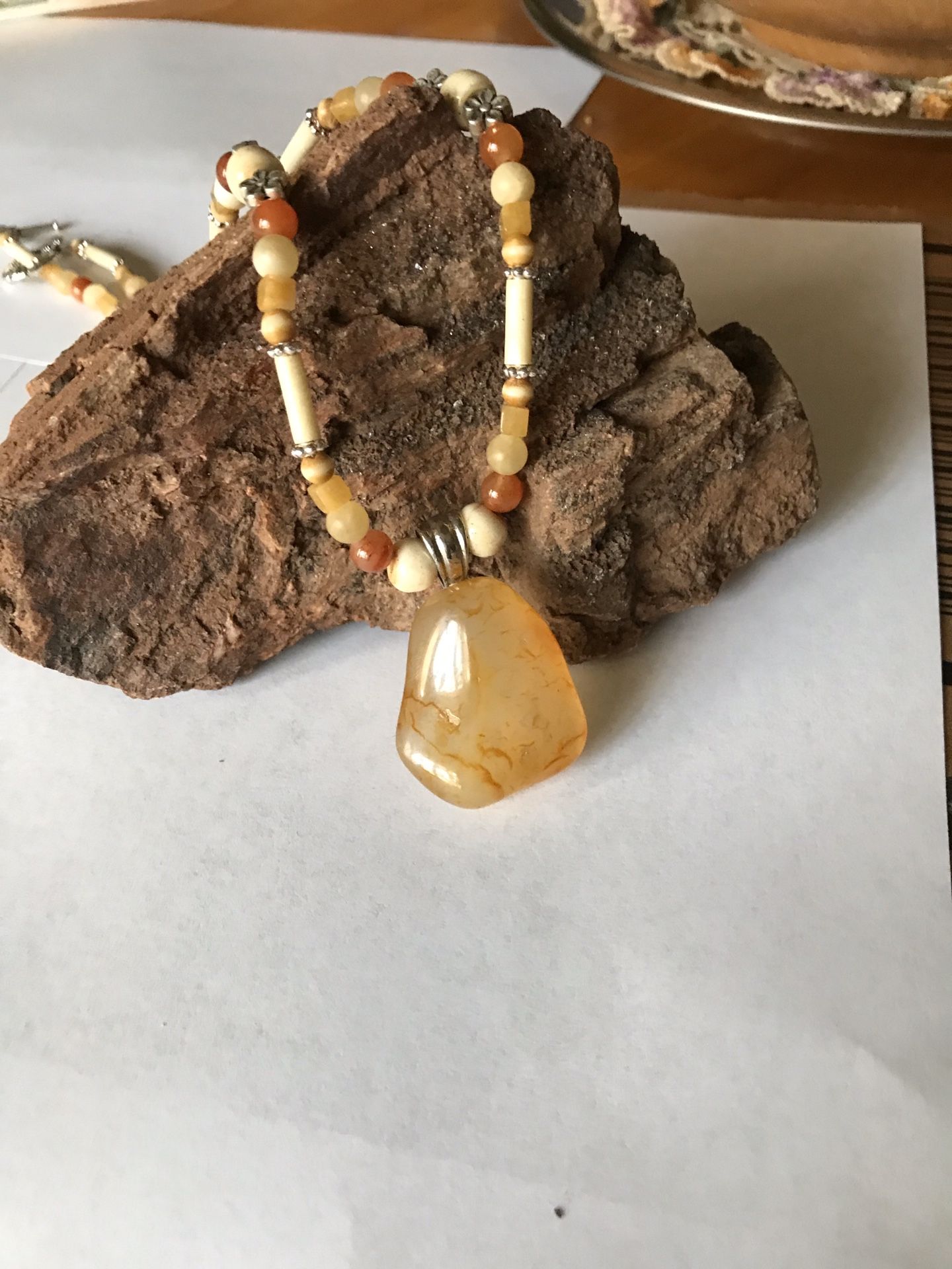 Handmade Agate Necklace