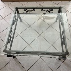 Glass Coffee Table 36” X 36” X 16”