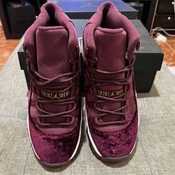 Jordan 11 Maroon Suede