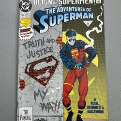 The Adventures Of Superman #501 Superboy Variant (1993 DC Comics)