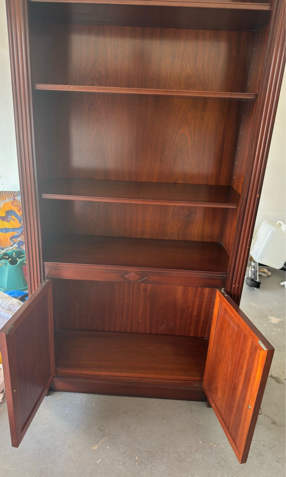 Real Wood Bookshelf/ Storage Cabinet 70$ OBO