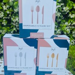 Luxury Plastic Forks, Spoons, Knives