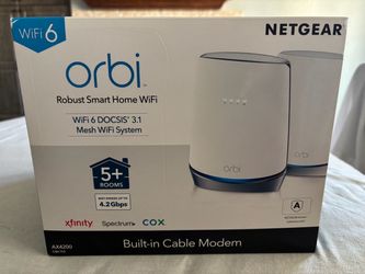 Orbi Router/ cable modem for home Wi Fi