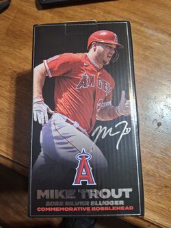 Mike Trout Commemorative Bobble Head