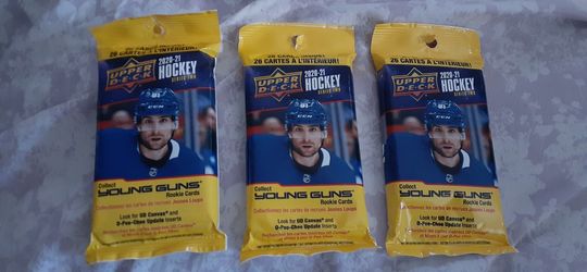 UPPER DECK 20-21 HOCKEY YOUNG GUNS ROCKIE CARDS SERIES TWO 26 CARDS 