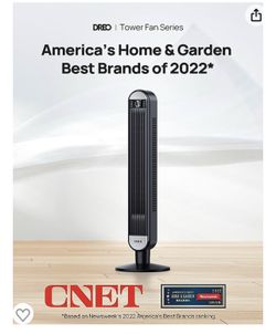 Dreo Tower Fan for Bedroom, 42 Inch Floor Fans for Home, 90° Oscillating Fan  for Indoors, Quiet Standing Fan with Remote,12H Timer, Large LED Display,  for Sale in Bedford Park, IL - OfferUp