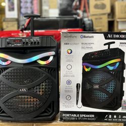 3000W 12’’ Rechargeable Bluetooth Speaker With LED Lights 