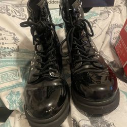 Disney Signed Combat Boots For Girls