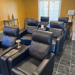 Upholstered reclining chairs