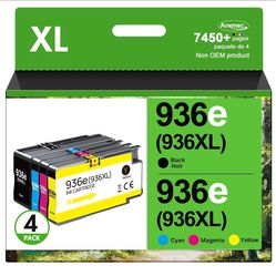 936XL 936e 9125e Ink for HP 936 Ink Cartridges Combo Pack Replacement for HP 936 Ink Cartridges