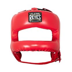 Cleto Reyes Boxing Headgear With Bar Color Red