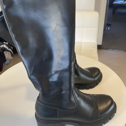 New Black Boots. Size 9