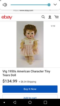 Hurry hurry for the low and antique and collectible doll from 1950s