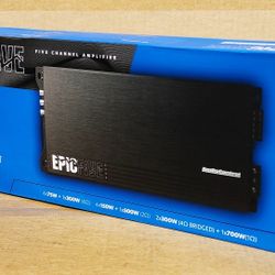 AudioControl Epic Series EPICFIVE Power Amplifier 2000 Watts 5 Channel Amp With Knob 🚨 Payment Options Available 🚨 No Credit Needed 🚨 
