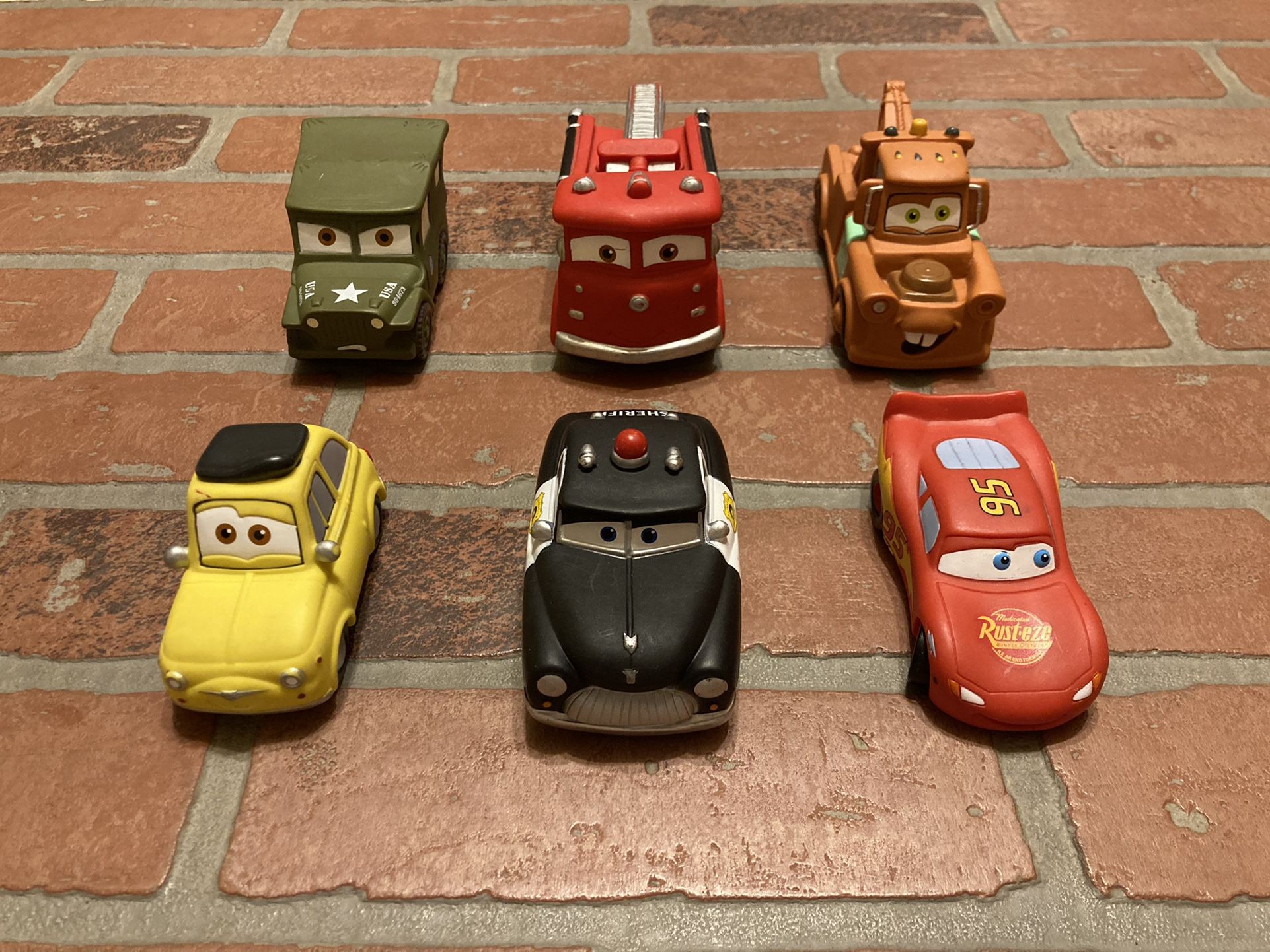 Disney Pixar CARS Bath Toy Lot