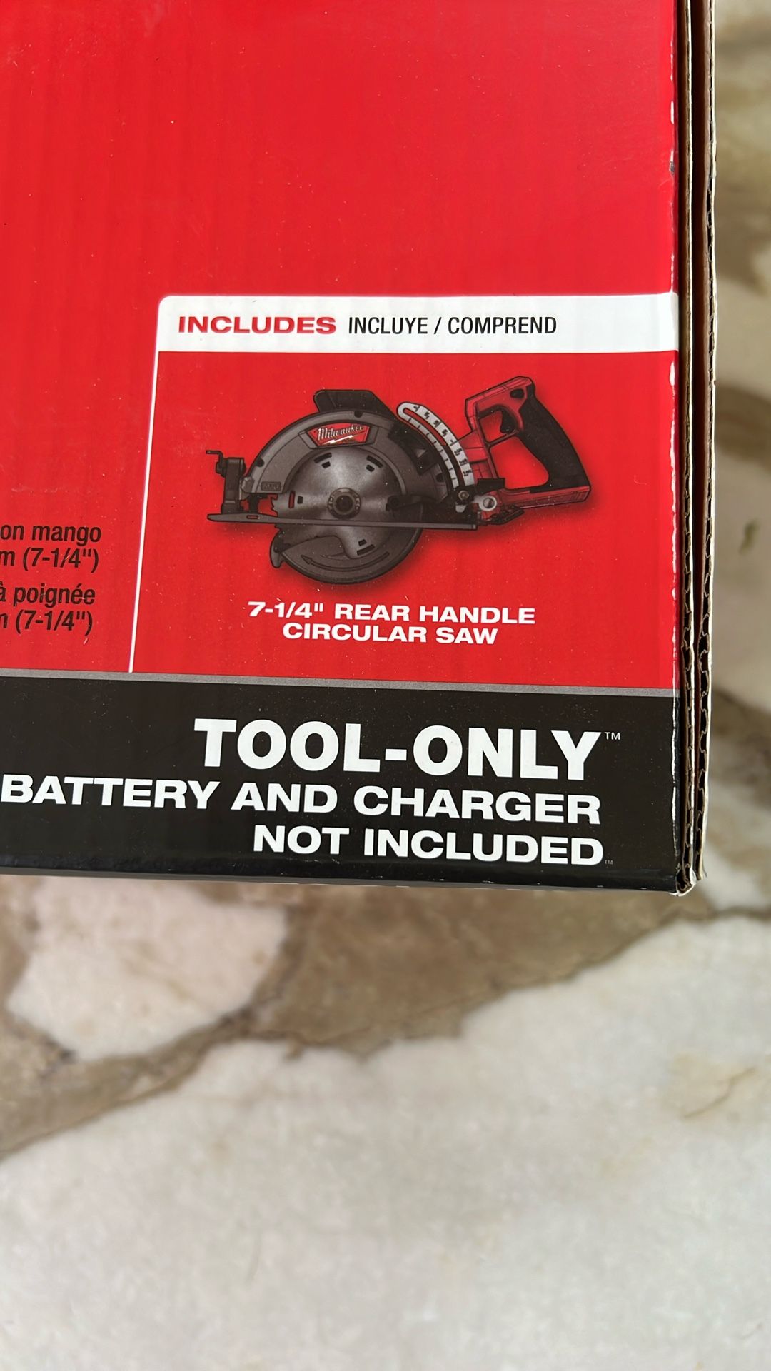 Milwaukee 7- 1/4. Rear Handle SAW. Model. 2830-20. Tool Only