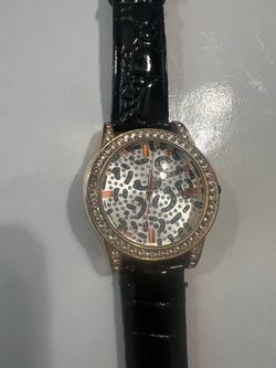Big Face Costume Jewelry Watch