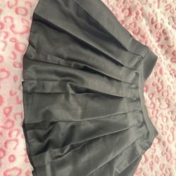 Black Skirt With Shorts 